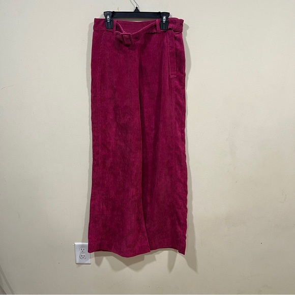 Samantha Pleet magenta corduroy pants in size 6 EUC women’s wide - Picture 2 of 9